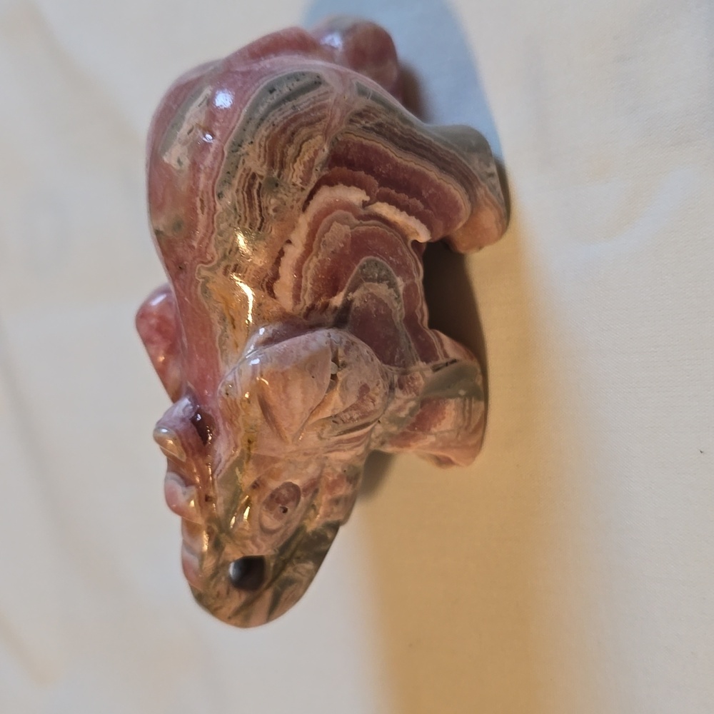 Rhodocrosite elephant